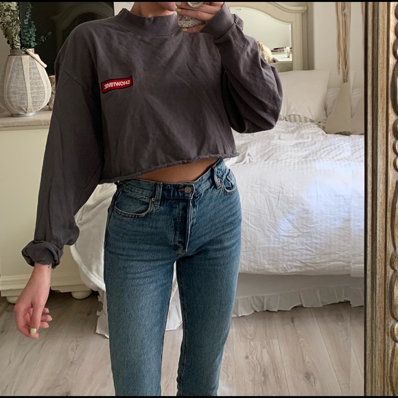 Vintage Long Sleeve Crop - Picture 1 of 4